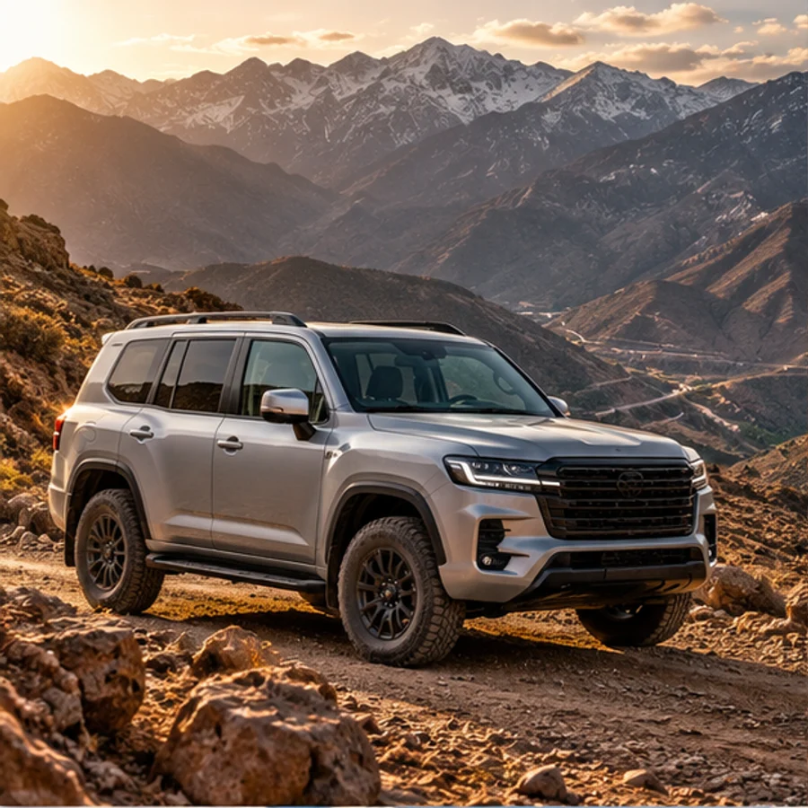 Illustrative photography for Land Cruiser / Prado category
